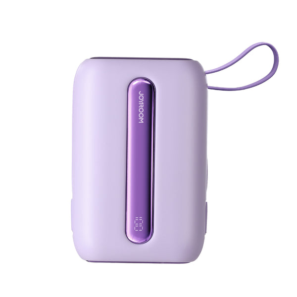 باور بانك Joyroom JR-L012 Plus - بحجم صغير مع سلكين من نوع تايب سي و يو أس بي أ بلس