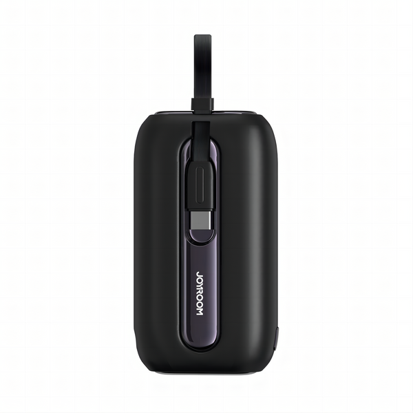 باور بانك Joyroom JR-L012 سعة 10000mAh - شحن 22.5W وكابلان مدمجان | شاشة رقمية